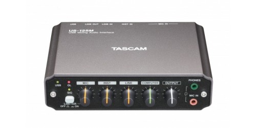 Tascam US-125M Interfaz de Audio