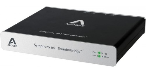 Apogee Symphony 64 ThunderBridge Interfaz de 64 canales Thunderbolt