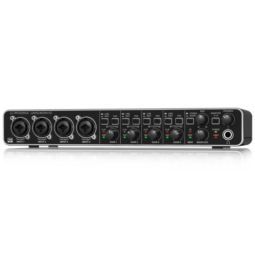 🧇 Behringer U-Phoria UMC202HD Interfaz de audio USB - Audio Pro Perú