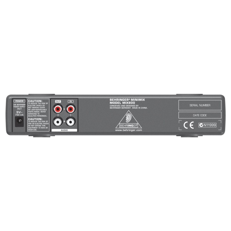 Behringer MINIMIX MIX800 Procesador para Karaoke – Plaza Music Perú