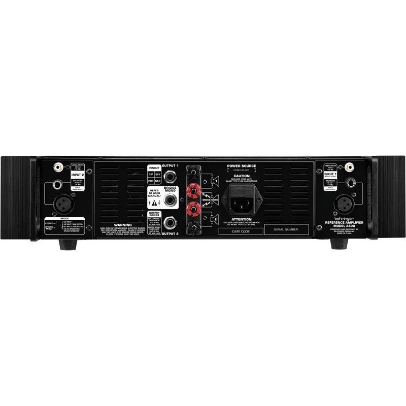 アンプ A500 REFERENCE AMPLIFIER Behringer REFERENCE AMPLIFIER A500 Amplificador de potencia