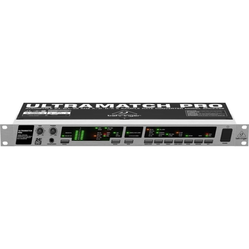 Behringer ULTRAMATCH PRO SRC2496 Convertidor Digital – Plaza Music