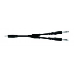 Proel BULK505 LU3 Cable miniplug estéreo a 2 plug mono