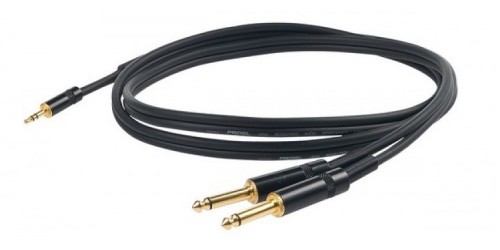 Proel CHLP170 LU5 Cable miniplug estéreo a 2 plug mono