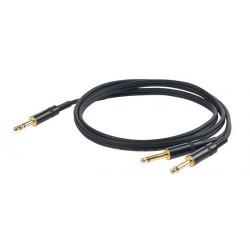 Proel CHLP210 LU3 Cable plug estéreo a 2 plug mono
