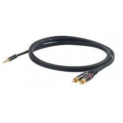 Proel CHLP215 LU15 Cable miniplug estéreo a 2 RCA
