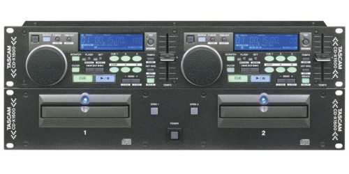 Tascam CD-X1500 Compactera doble de DJ