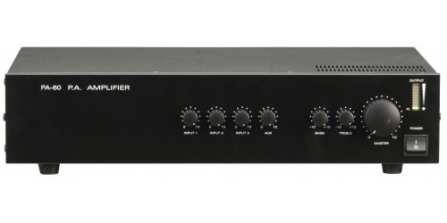 JCI Audio PA-60 Amplificador Mezclador para instalaciones