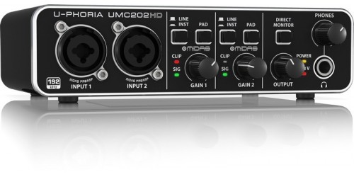 Behringer U-PHORIA UMC202 HD Interfaz de Audio