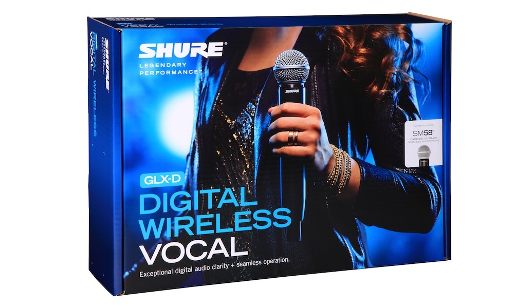 SHURE Micrófono Vocal Inalámbrico de Mano - Sistema SM58 Digital