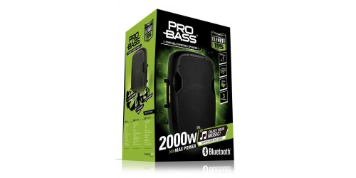 Pro Bass Elevate 115 Parlante Amplificado MP3 USB Bluetooth SD