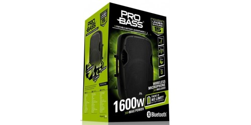 Pro Bass Underground 15 Parlante Portátil USB MP3 SD Bluetooth