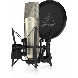 Behringer TM1 Micrófono de estudio con shockmount y filtro antipop
