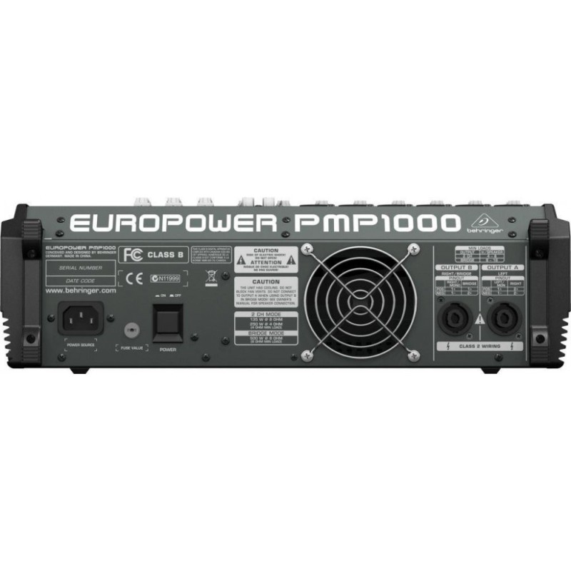 Behringer EUROPOWER PMP1000 Mezcladora amplificada – Plaza Music Perú