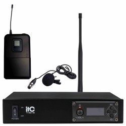 ITC T-531B Sistema de Micrófono Inalámbrico de Solapa