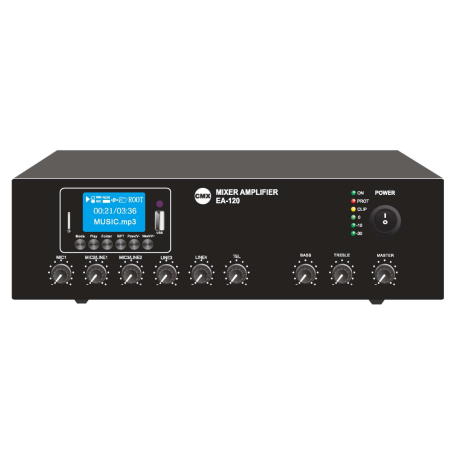 CMX EA-60 Amplificador mezclador con USB/SD/FM/BlueTooth