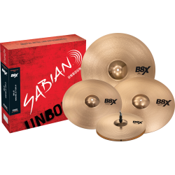 Sabian  B8X 45003XG set de 3 platillos 14″ 16″ 20″ THIN CRASH 18″ de regalo