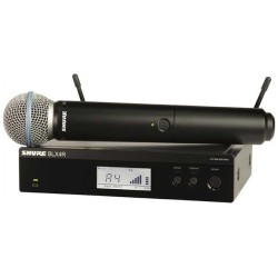 Shure BLX24R/B58 Sistema Inalámbrico Vocal en Rack con Beta 58A