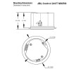 JBL Control 24CT MICRO Altavoz de techo de 4.5" 70/100V