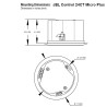 JBL C24CT Micro Plus Altavoz de Techo Ambiental de 4.5" 25W