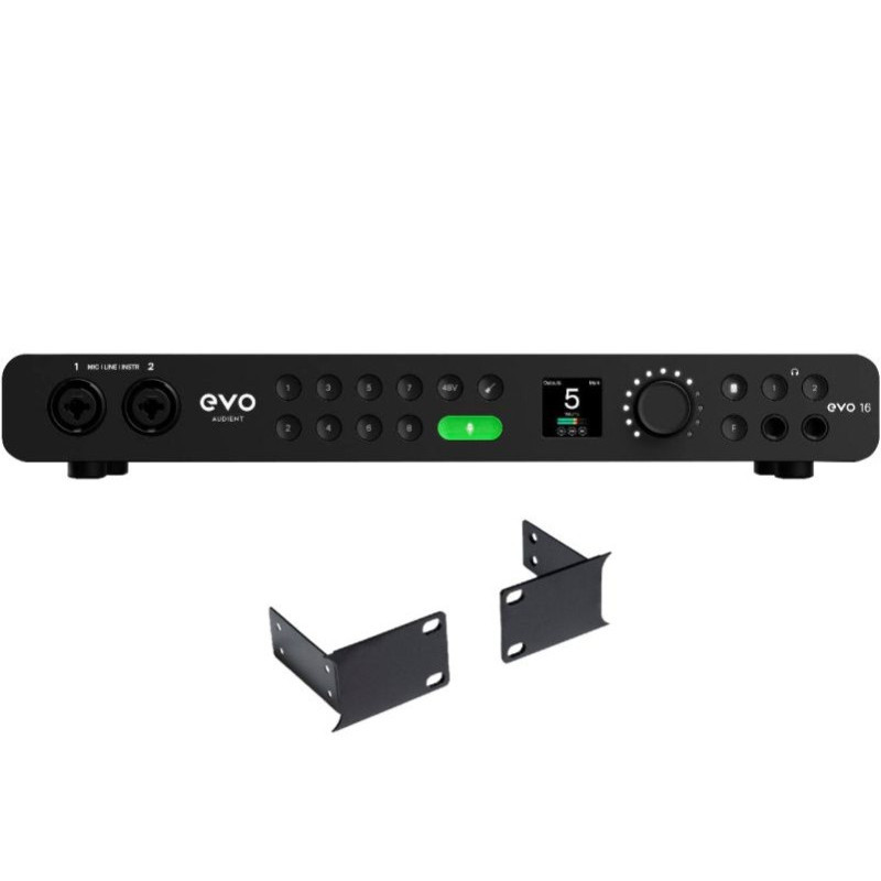 Audient EVO 16 + Rack Kit – Interfaz de Audio USB