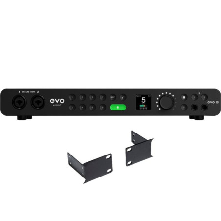Audient EVO 16 + Rack Kit – Interfaz de Audio USB